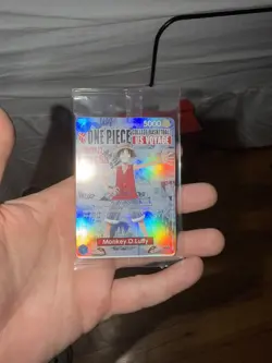 One Piece Monkey D. Luffy US Voyage College Basketball Promo Card SEALED - Image 2