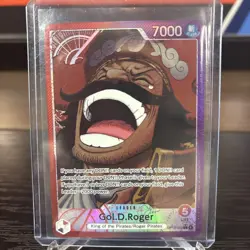 One Piece TCG Gol.D.Roger OP13-003 Alt Art Leader OP13 Carrying On His Will - Image 1