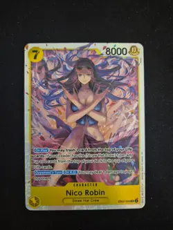 Nico Robin EB03-055 SR Foil English One Piece TCG Card Near Mint - Image 1