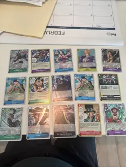 One Piece TCG LOT MIX Foil Cards English One Piece Lot C, uC, Rs And sRs - Image 4