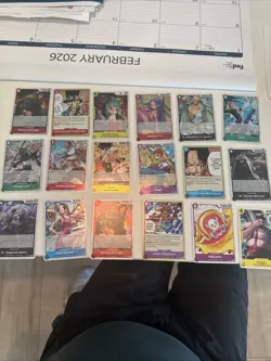 One Piece TCG LOT MIX Foil Cards English One Piece Lot C, uC, Rs And sRs - Image 5