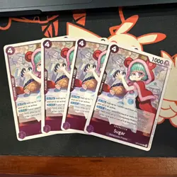 4x OP14-063 Sugar R Playset -One Piece TCG- The Azure Sea's Seven English - Image 1