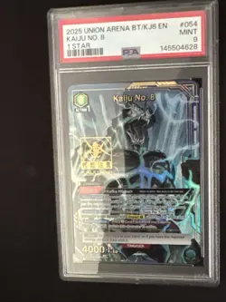 2025 Union Arena Kaiju No.8 1star PSA 9 Kaiju No 8 - Image 4