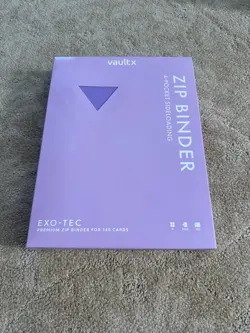 Vault X Just Purple 4-Pocket Exo-Tec Zip Binder - 160 Cards - BRAND NEW IN BOX - Image 1