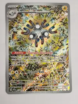 Pokemon Magneton 159 SVP Scarlet & Violet Promo Full Art Holo English Card - Image 1