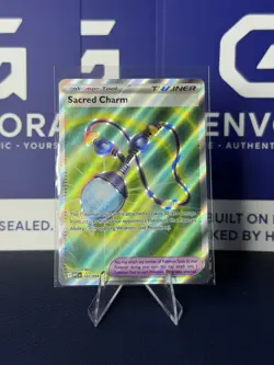Sacred Charm Gold Hyper Rare 122/094 Pokemon Card NM - Image 1