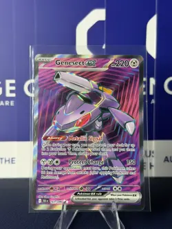 Genesect ex 161/086 Ultra Rare Holo Pokemon Card NM - Image 1