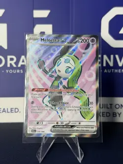 Meloetta ex 159/086 Ultra Rare Holo Pokemon Card NM - Image 1