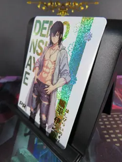 Inosuke Hashibira PR Rare Holo Foil Card NM Demon Slayer Pieces Time Wedding 2 - Image 3