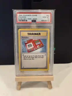 [PSA 10 GEM MINT] - SHADOWLESS BASE SET 1999-2000 #087/102 POKEDEX POKEMON CARD - Image 1