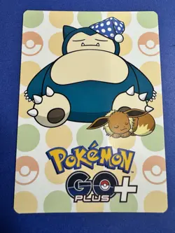 Pokemon 2023 Go Plus+ Snorlax Eevee Bic Camera Collab Promo Card JPN NM+ RARE - Image 2