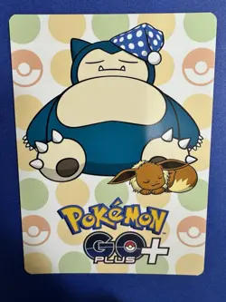 Pokemon 2023 Go Plus+ Snorlax Eevee Bic Camera Collab Promo Card JPN NM+ RARE - Image 3