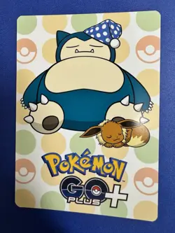 Pokemon 2023 Go Plus+ Snorlax Eevee Bic Camera Collab Promo Card JPN NM+ RARE - Image 5