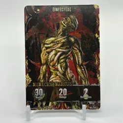 Resident Evil Deck Building Game Mimicry Marcus MA-009 Infected Card Bandai - Image 1