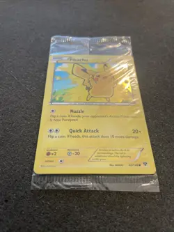 Pokemon Card - Pikachu XY 42/146 - Holo - Movie Promo - Factory Sealed - Image 2