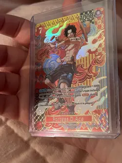 Two Legends Foil OP08-013 One Piece Portgas D. Ace SR Trading Card - Image 3