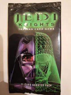 STAR WARS JEDI KNIGHTS TCG SEALED BOOSTER PACK OF 11 CARDS (1st Day) - Image 1