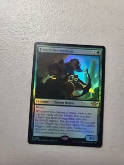 1x Freestrider Lookout Foil (163) Outlaws of Thunder Junction OTJ MTG Magic NM - Image 1