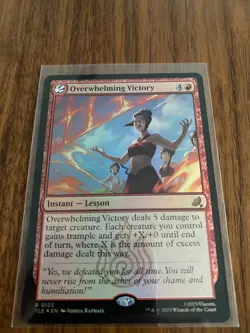 Overwhelming Victory (Foil) - NM TLA MTG - Avatar: The Last Airbender - Image 1