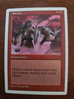 Smoke MTG 5th Edition Regular— Near Mint—Vintage Magic the Gathering - Image 1