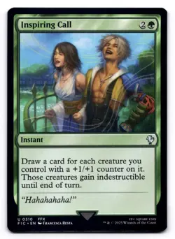 Inspiring Call NM Commander: Final Fantasy 0310 MTG Regular - Image 1