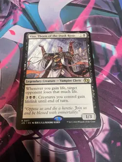 MTG - VITO THORN OF THE DUSK ROSE - RARE - ANIME - J25 - NM - Image 1