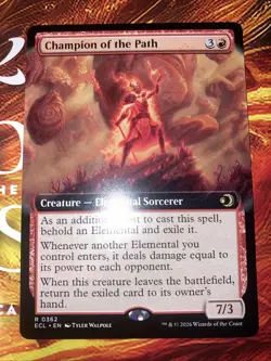 Champion of the Path (Extended Art) Lorwyn Eclipsed Regular - Image 1