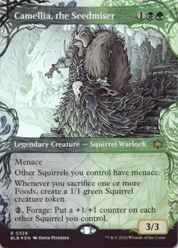 Camellia, the Seedmiser FOIL SHOWCASE Bloomburrow Magic MTG NM - Image 1