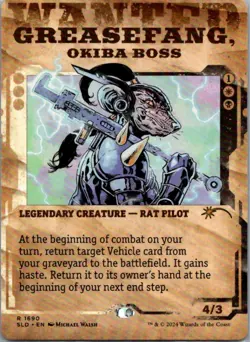 Greasefang, Okiba Boss R Secret Lair Drop Series 1690 NM - Image 1