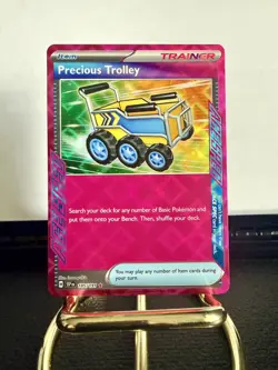 Precious Trolley 185/191 Surging Sparks ACE SPEC Rare Pokemon TCG SV - Image 1