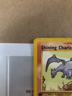 Shining Charizard 1st Edition 107/105 Neo Destiny Pokemon TCG Vintage Holy Grail - Image 2
