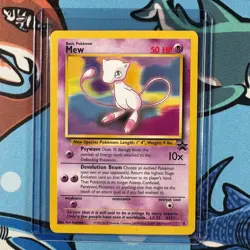 Mew 8 Black Star Promo - Pokemon WoTC - English LP - Image 1