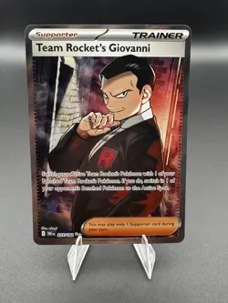 Pokemon TCG - Team Rocket's Giovanni 225/182 Destined Rivals - NEAR MINT - Image 1