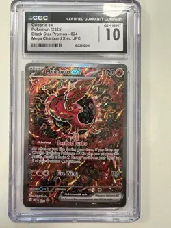 Pokemon Oricorio EX 024 Promo Mega Charizard EX UPC CGC 10 Gem Mint - Image 2