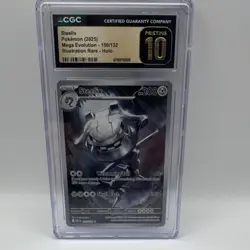 Pokemon Steelix Illustration Rare Holo CGC Pristine 10 Me01 Mega Evolution 150/… - Image 1