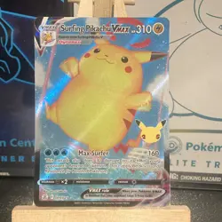 Pokemon TCG | Surfing Pikachu Vmax 009/025 Celebrations | Near Mint - Image 2