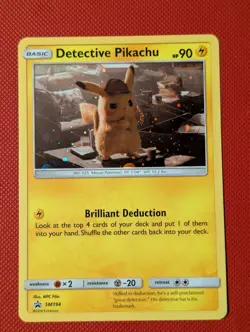 Pokemon TCG - Detective Pikachu - SM194 Holo - Detective Pikachu Promo - Image 1