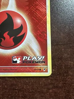Fire Energy 89/95 Crosshatch Holo Pokemon Call Of Legends Play! Promo NM #1 - Image 4