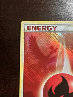 Fire Energy 89/95 Crosshatch Holo Pokemon Call Of Legends Play! Promo NM #2 - Image 2