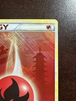 Fire Energy 89/95 Crosshatch Holo Pokemon Call Of Legends Play! Promo NM #2 - Image 3
