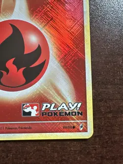 Fire Energy 89/95 Crosshatch Holo Pokemon Call Of Legends Play! Promo NM #2 - Image 4