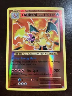 Charizard 11/108 Reverse Holo Pokemon TCG XY Evolutions LP EDGE DING - Image 1