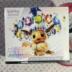 Pokemon Scarlet & Violet Prismatic Evolutions Elite Trainer Box ETB - New/Sealed - Image 1