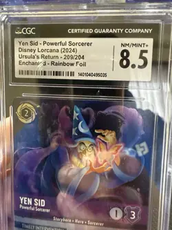 Disney Lorcana Yen Sid Powerful Sorcerer (Enchanted) Ursula's Return - Image 3