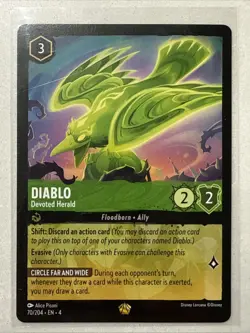 Disney Lorcana Diablo Devoted Herald 70/204 Near Mint! - Image 1