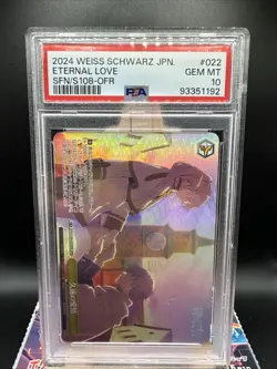 PSA 10 Weiss Schwarz Frieren Eternal Love OFR SFNS108-022 OFR Low Pop - Image 1