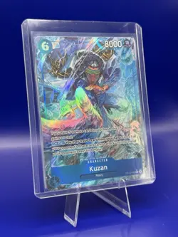 One Piece TCG Alternate Art Kuzan Hollow Foil Trading Card - Image 3