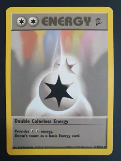 Double Colorless Energy 124/130 - Base Set 2 - Pokemon Card - Excellent - Image 1