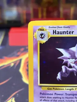 ✨ Haunter Fossil 6/62 Holo Rare NM Vintage WOTC Pokemon Card (1999) ✨ - Image 2