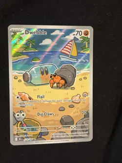 Pokemon Dwebble Illustration Rare Holo 129/086 Sv: Black Bolt 2025 Card - Image 1